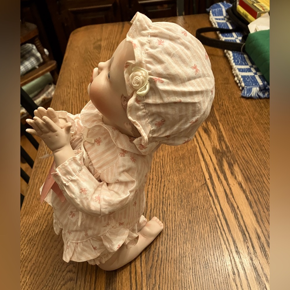 Collectible Porcelain Baby Girl, Picture-Perfect Babies. 1st series,Issued 1992.